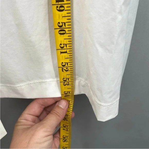 Y-3 X Adidas Sleeveless Maxi Dress Womens LARGE White Sporty Tonal Athletic RARE - Picture 9 of 16